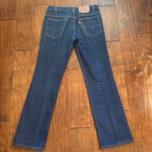 Levi's Blue Denim Jeans with Orange Tab Tan Label